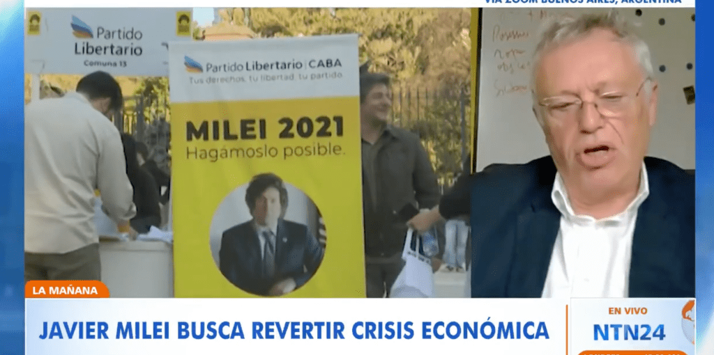 Entrevista a Gabriel Holand en NTN24  hablamos de Argentina, el nuevo gobierno, las medidas tomadas y el futuro. 